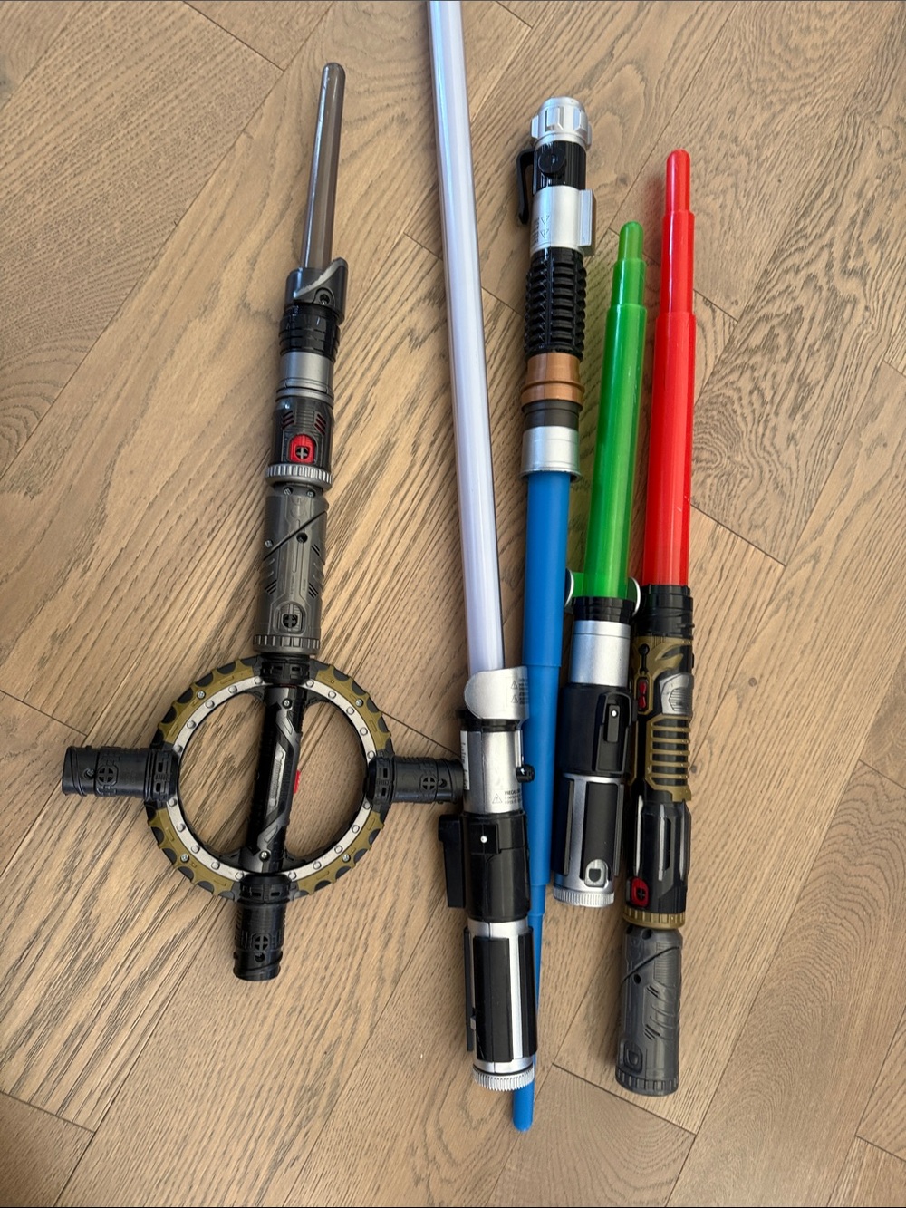 Star Wars lightsabers